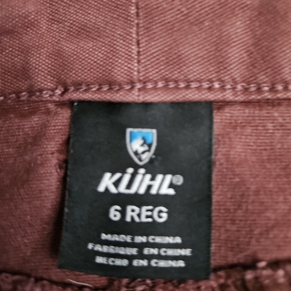 Kuhl Pants Womens Burgundy Brooke Skinny Stretch Maroon Sz 6 Gorpcore - Picture 11 of 13